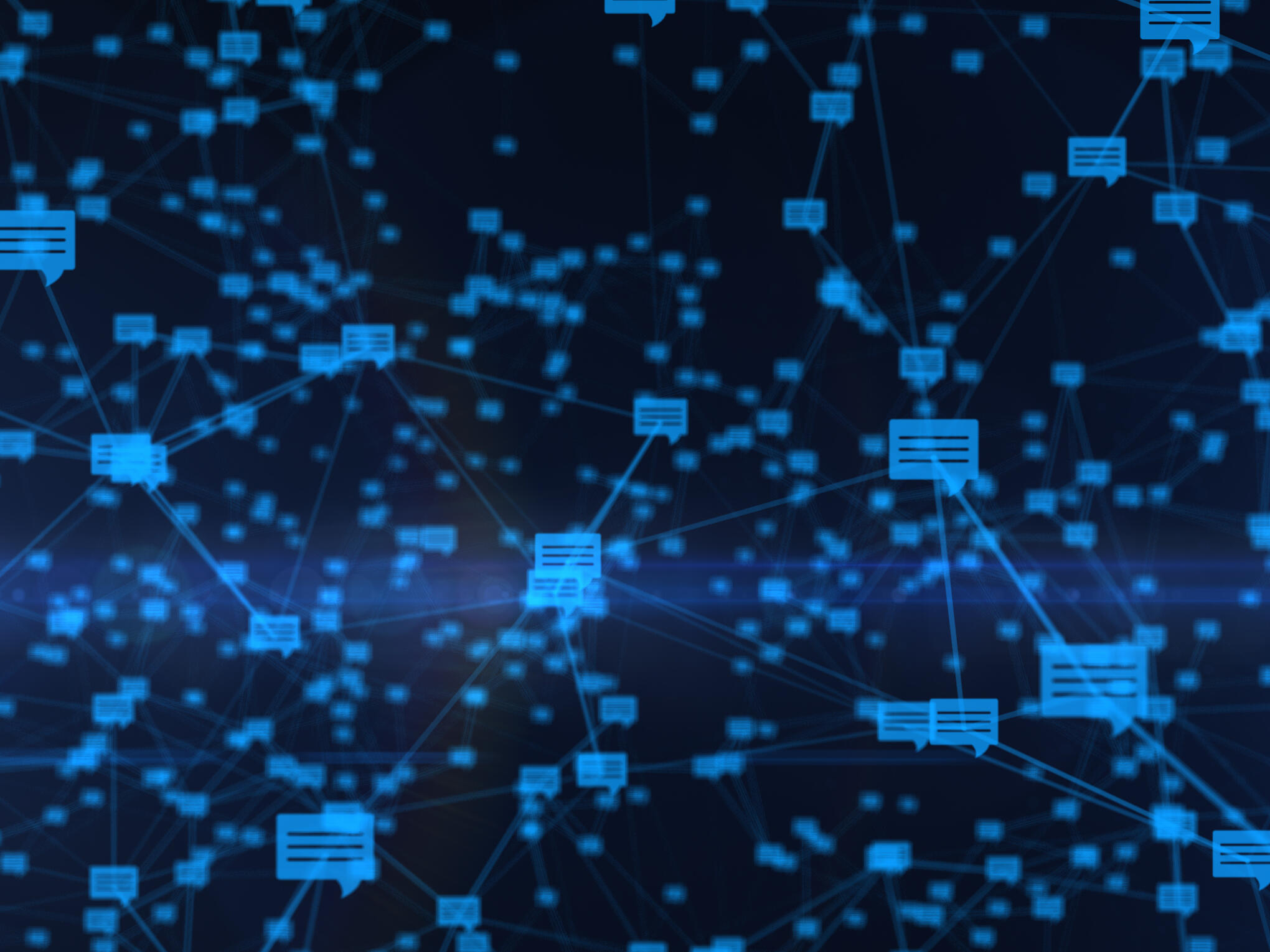 Web of text chats